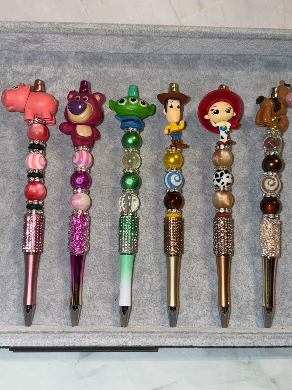 P1370 Handcrafted Beaded Decorative Ballpoint Pen - You choose
